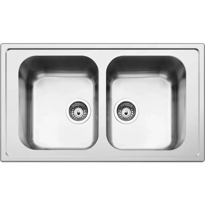 Smeg LLR862 Lavello da Cucina Rettangolare in Acciaio Inox - Lavello Smeg LLR862 Lavello da Cucina Rettangolare in Acciaio Inox - Lavello