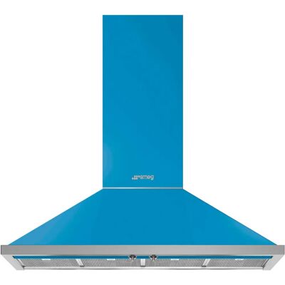 Smeg KPF12T - Turquoise - Wandafzuigkap Smeg KPF12T - Turquoise - Wandafzuigkap