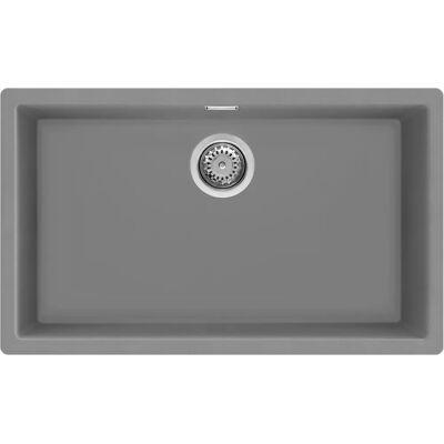 SMEG VZP76CT - Lavabo monobloc - 76cm - Ciment - Publicité SMEG VZP76CT - Lavabo monobloc - 76cm - Ciment - Publicité