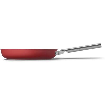 Smeg CKFF2801RDM Poêle à frire - 28cm Rouge - Poêle Polyvalente - Publicité Smeg CKFF2801RDM Poêle à frire - 28cm Rouge - Poêle Polyvalente - Publicité
