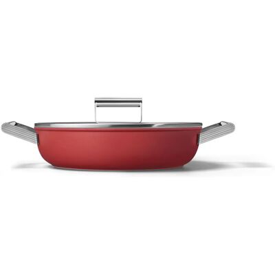 Smeg Rote Aluminium 3,7L 28cm Mehrkochgeschirr Smeg Rote Aluminium 3,7L 28cm Mehrkochgeschirr