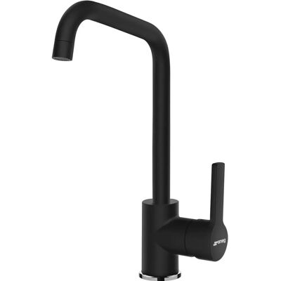 Grifo de Cocina SMEG MI3MN Negro - Palanca Única Latón 360° Giro Grifo de Cocina SMEG MI3MN Negro - Palanca Única Latón 360° Giro