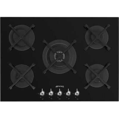 Smeg PV375N - Black - Gas Hob Smeg PV375N - Black - Gas Hob
