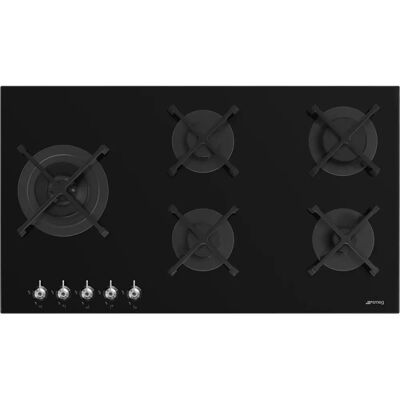 Smeg PV395LN - Black - Gas Hob Smeg PV395LN - Black - Gas Hob