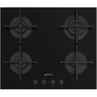 Smeg PV264B - Nero - Piano cottura a gas Smeg PV264B - Nero - Piano cottura a gas