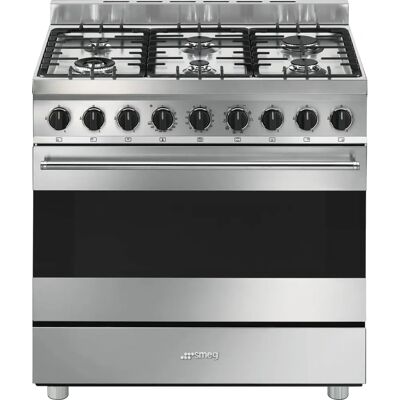 Smeg B91GMX2 - Acciaio inossidabile - Cucina autonomo Smeg B91GMX2 - Acciaio inossidabile - Cucina autonomo
