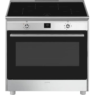 SMEG CG90CIXT - Nero, Acciaio inossidabile - Forno indipendente SMEG CG90CIXT - Nero, Acciaio inossidabile - Forno indipendente