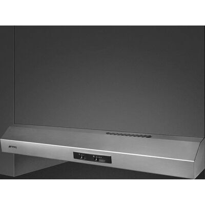 Smeg KTE90E2 Hotte Aspirante Incassée Acier Inox - Appareil de Cuisine - Publicité Smeg KTE90E2 Hotte Aspirante Incassée Acier Inox - Appareil de Cuisine - Publicité
