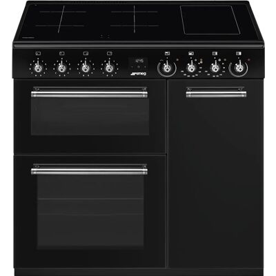 Smeg CX93IMBL - Noir - Cuisinière autonome - Publicité Smeg CX93IMBL - Noir - Cuisinière autonome - Publicité