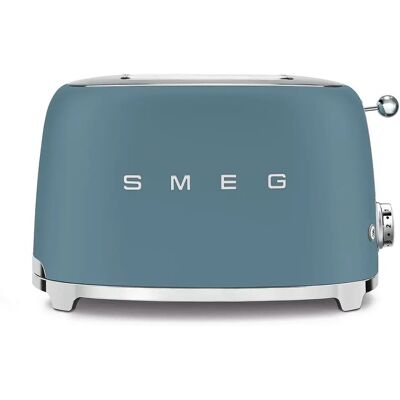 Grille-pain Smeg TSF01SBMEU Style Rétro 50s - Bleu - 950W - Publicité Grille-pain Smeg TSF01SBMEU Style Rétro 50s - Bleu - 950W - Publicité