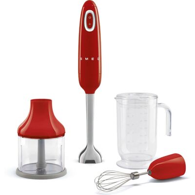 SMEG HBF03RDEU - Rot - Stabmixer SMEG HBF03RDEU - Rot - Stabmixer