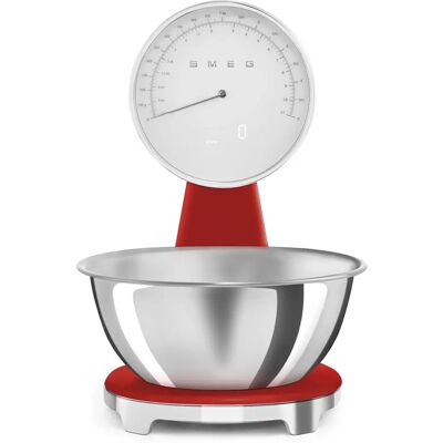 Smeg KSF01RDWW - Rouge - Balance de cuisine Smeg KSF01RDWW - Rouge - Balance de cuisine