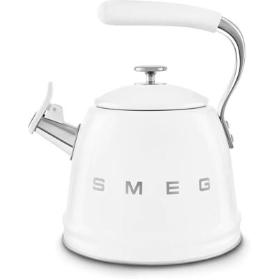 Smeg WKF01WH Retro Kjele - 2,3 L Rustfritt stål Smeg WKF01WH Retro Kjele - 2,3 L Rustfritt stål