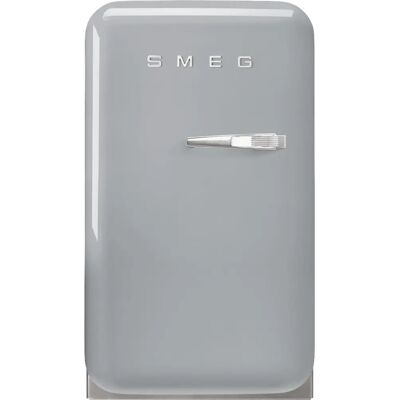 Smeg FAB5LSV6 Mini nevera - 34 L, Plata, Estilo años 50 Smeg FAB5LSV6 Mini nevera - 34 L, Plata, Estilo años 50