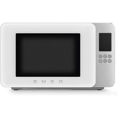 Smeg MOC01WHMEU - 29L Hvit Mat Mikrobølgeovn med Grill Smeg MOC01WHMEU - 29L Hvit Mat Mikrobølgeovn med Grill