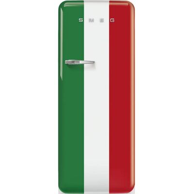 Smeg FAB28RDIT6 - Réfrigérateur indépendant 270 L - Vert, Blanc, Rouge - Publicité Smeg FAB28RDIT6 - Réfrigérateur indépendant 270 L - Vert, Blanc, Rouge - Publicité