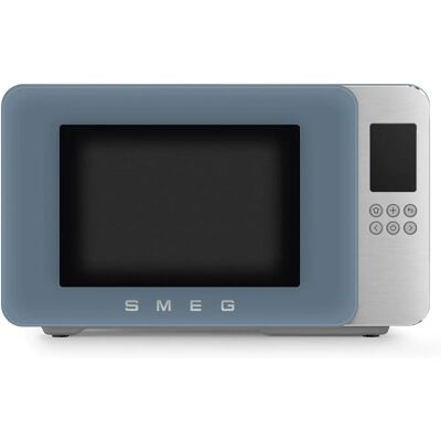 Smeg MOC01SBMEU Storm Blue 29L Mikrobølgeovn med grill Smeg MOC01SBMEU Storm Blue 29L Mikrobølgeovn med grill