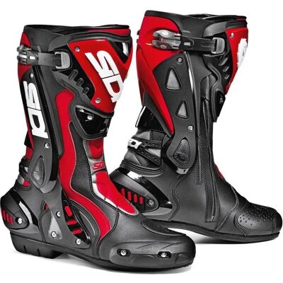 Sidi Motorcycle Boots - Black-Red - ST - Motorcycle Boots Sidi Motorcycle Boots - Black-Red - ST - Motorcycle Boots