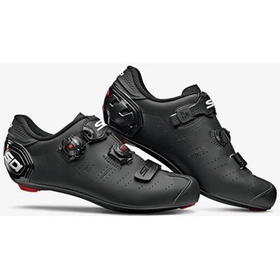 Sidi Ergo 5 Mega Chaussures de Route - Largeur - Noir - EU 40 - Publicité Sidi Ergo 5 Mega Chaussures de Route - Largeur - Noir - EU 40 - Publicité