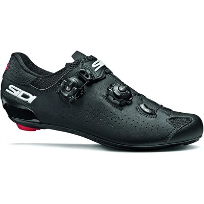 Chaussures de route Sidi Genius 10 - Noir - Performance sportive - Publicité Chaussures de route Sidi Genius 10 - Noir - Performance sportive - Publicité