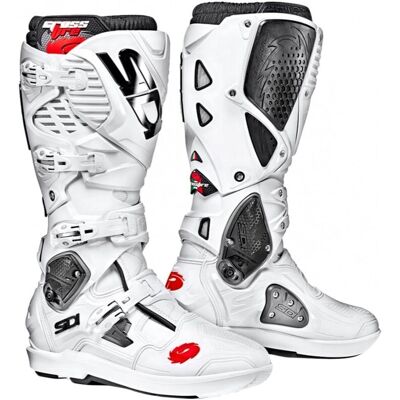 Sidi Crossfire 3 SRS Unisex White Motocross Boots - Motocross Boots Sidi Crossfire 3 SRS Unisex White Motocross Boots - Motocross Boots