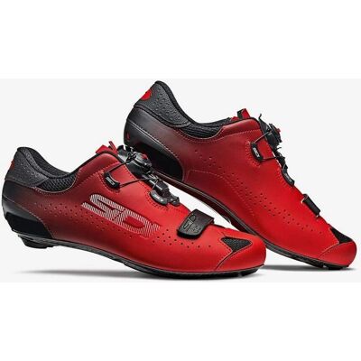 Chaussures de cyclisme Sidi Sixty - Noir/Rouge - Équipement Sportif - Publicité Chaussures de cyclisme Sidi Sixty - Noir/Rouge - Équipement Sportif - Publicité