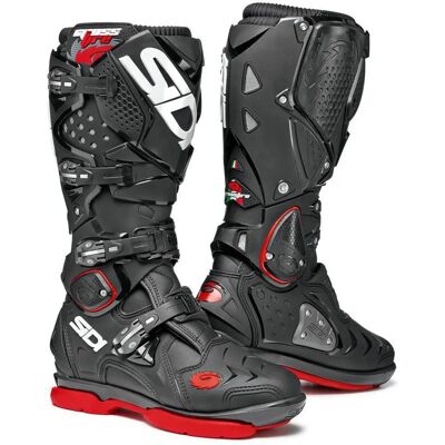 Bottes de Motocross Sidi Crossfire 2 SM - Noir / Rouge - Unisexe - Publicité Bottes de Motocross Sidi Crossfire 2 SM - Noir / Rouge - Unisexe - Publicité