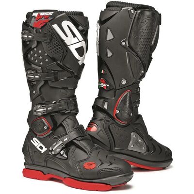 Sidi Crossfire 2 SM Stivali da Motocross - Nero Bianco Rosso - Unisex Sidi Crossfire 2 SM Stivali da Motocross - Nero Bianco Rosso - Unisex