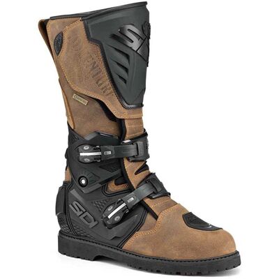 Sidi Adventure 2 Gore-Tex Motorcycle Boots - Black Brown - 49 Sidi Adventure 2 Gore-Tex Motorcycle Boots - Black Brown - 49
