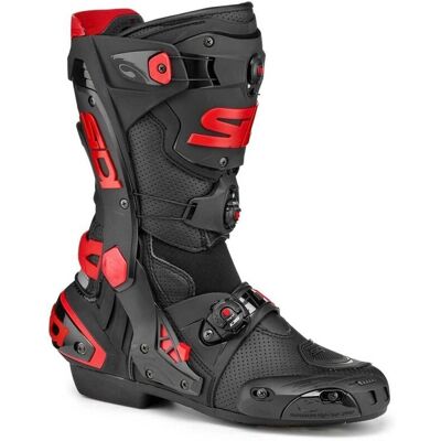 Sidi Rex Air Motorrad Stiefel - Schwarz Rot - 44 - Unisex Sidi Rex Air Motorrad Stiefel - Schwarz Rot - 44 - Unisex