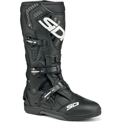 Sidi Crossair Black Motorcycle Boots - 45 Sidi Crossair Black Motorcycle Boots - 45