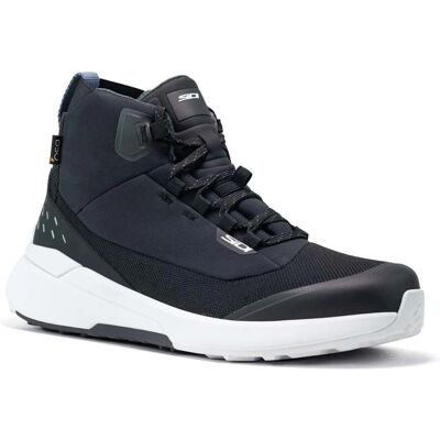 SIDI Nucleus GTX Motorcycle Shoes - Black-White - 41 SIDI Nucleus GTX Motorcycle Shoes - Black-White - 41