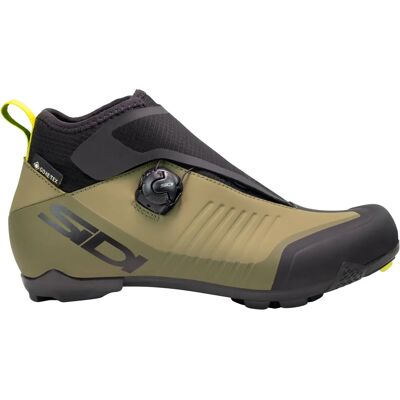 Winter SPD MTB Fietschoenen Sidi Hiemx - Zwart / Groen Olijf / EU45 Winter SPD MTB Fietschoenen Sidi Hiemx - Zwart / Groen Olijf / EU45