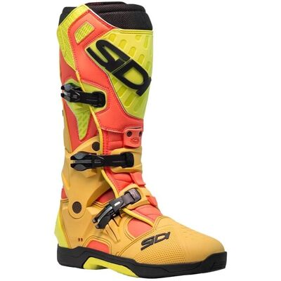 Sidi - Crossair - Gold-Lime - Motocross Boots Sidi - Crossair - Gold-Lime - Motocross Boots