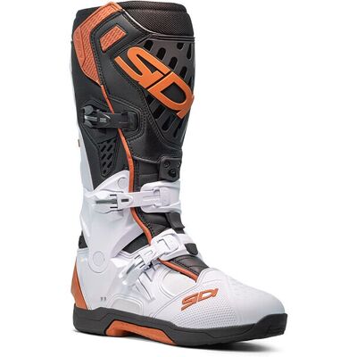 Bottes de Cross Sidi Crossair Blanc Noir Bronze - Équipement de Motocross - Publicité Bottes de Cross Sidi Crossair Blanc Noir Bronze - Équipement de Motocross - Publicité