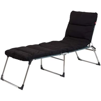 Fiam - Schwarze Sonnenliegenauflage für Samba, Amigo, 40+ Fiam - Schwarze Sonnenliegenauflage für Samba, Amigo, 40+