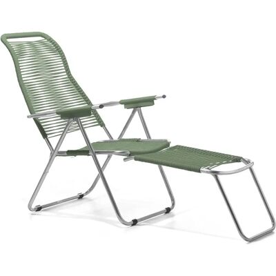 Jan Kurtz Fiam Spaghetti Lounge - Alluminio Leggero, PVC Resistente, Schienale Regolabile Jan Kurtz Fiam Spaghetti Lounge - Alluminio Leggero, PVC Resistente, Schienale Regolabile