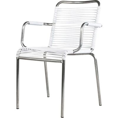 Fiam Mya Hagenstol - Stablbar, Aluminium, Hvit - Hagenstol Fiam Mya Hagenstol - Stablbar, Aluminium, Hvit - Hagenstol