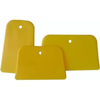 NESPOLI Model - Set van 3 Plastic Spachtels - Verfgereedschap NESPOLI Model - Set van 3 Plastic Spachtels - Verfgereedschap
