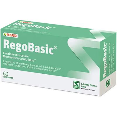 Schwabe Pharma Italia SRL Regobasic - Integratore minerale alcalino - 60 Compresse Schwabe Pharma Italia SRL Regobasic - Integratore minerale alcalino - 60 Compresse