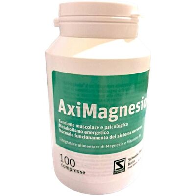 Schwabe Pharma Italia Aximagnesio - Magnesio & B6 - Integratore Alimentare - 100 Compresse Schwabe Pharma Italia Aximagnesio - Magnesio & B6 - Integratore Alimentare - 100 Compresse