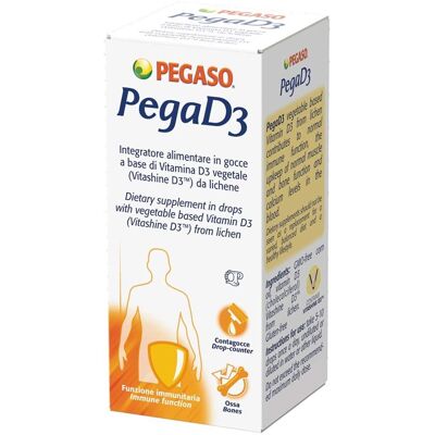 Schwabe Pharma Italia PegaD3 Gocce - Integratore di Vitamina D3 Schwabe Pharma Italia PegaD3 Gocce - Integratore di Vitamina D3