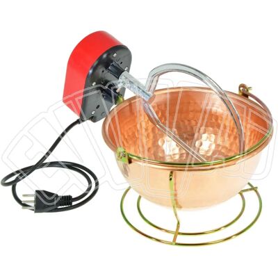 Cocotte électrique en cuivre martelé NuovaFac Cuoca Automatica - 3L - Base ronde - 5W Cocotte électrique en cuivre martelé NuovaFac Cuoca Automatica - 3L - Base ronde - 5W