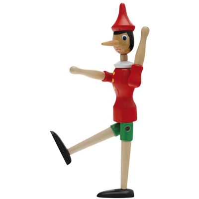 Drewniana figurka Pinokio Teorema - 30cm, Kolorowa, 40192 Drewniana figurka Pinokio Teorema - 30cm, Kolorowa, 40192