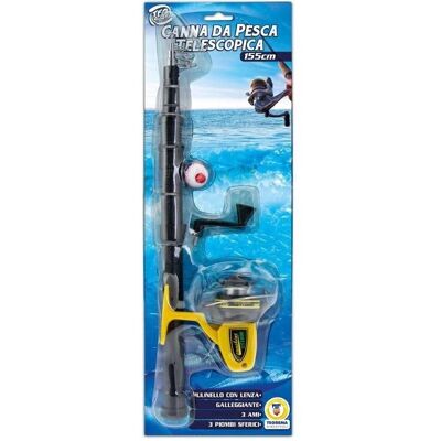 Teorema - Canne à pêche avec moulinet - 155cm - Publicité Teorema - Canne à pêche avec moulinet - 155cm - Publicité