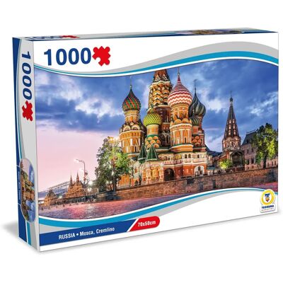 Puzzle Kremlin de Moscou 1000 Pièces - Relaxant & Créatif Puzzle Kremlin de Moscou 1000 Pièces - Relaxant & Créatif