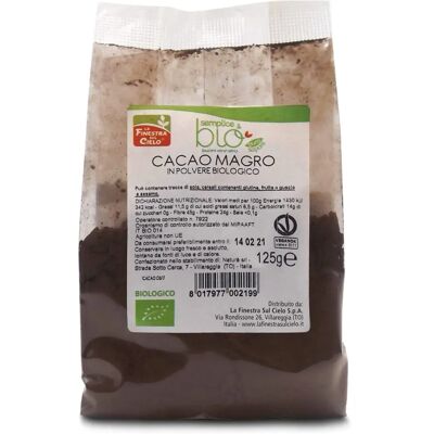 La Finestra sul Cielo Bio Magere Kakaopulver 125g La Finestra sul Cielo Bio Magere Kakaopulver 125g