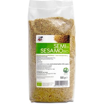 Semi di sesamo biologici La Finestra sul Cielo - 500g Semi di sesamo biologici La Finestra sul Cielo - 500g