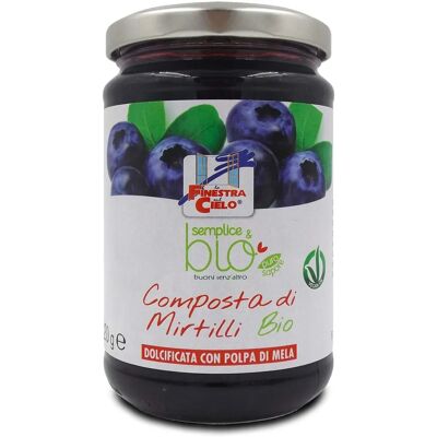 Confettura di mirtilli biologici - La Finestra sul Cielo Confettura di mirtilli biologici - La Finestra sul Cielo