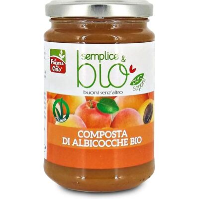 La Finestra Sul Cielo Bio Aprikosen-Apfelkompott - Fruchtaufstrich La Finestra Sul Cielo Bio Aprikosen-Apfelkompott - Fruchtaufstrich